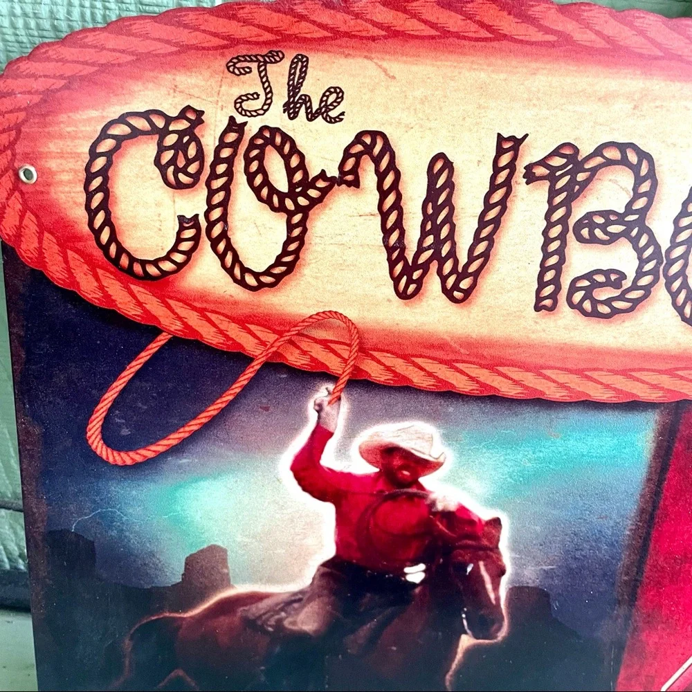 NEW Heavy Duty Steel The Cowboy Bar Metal Sign